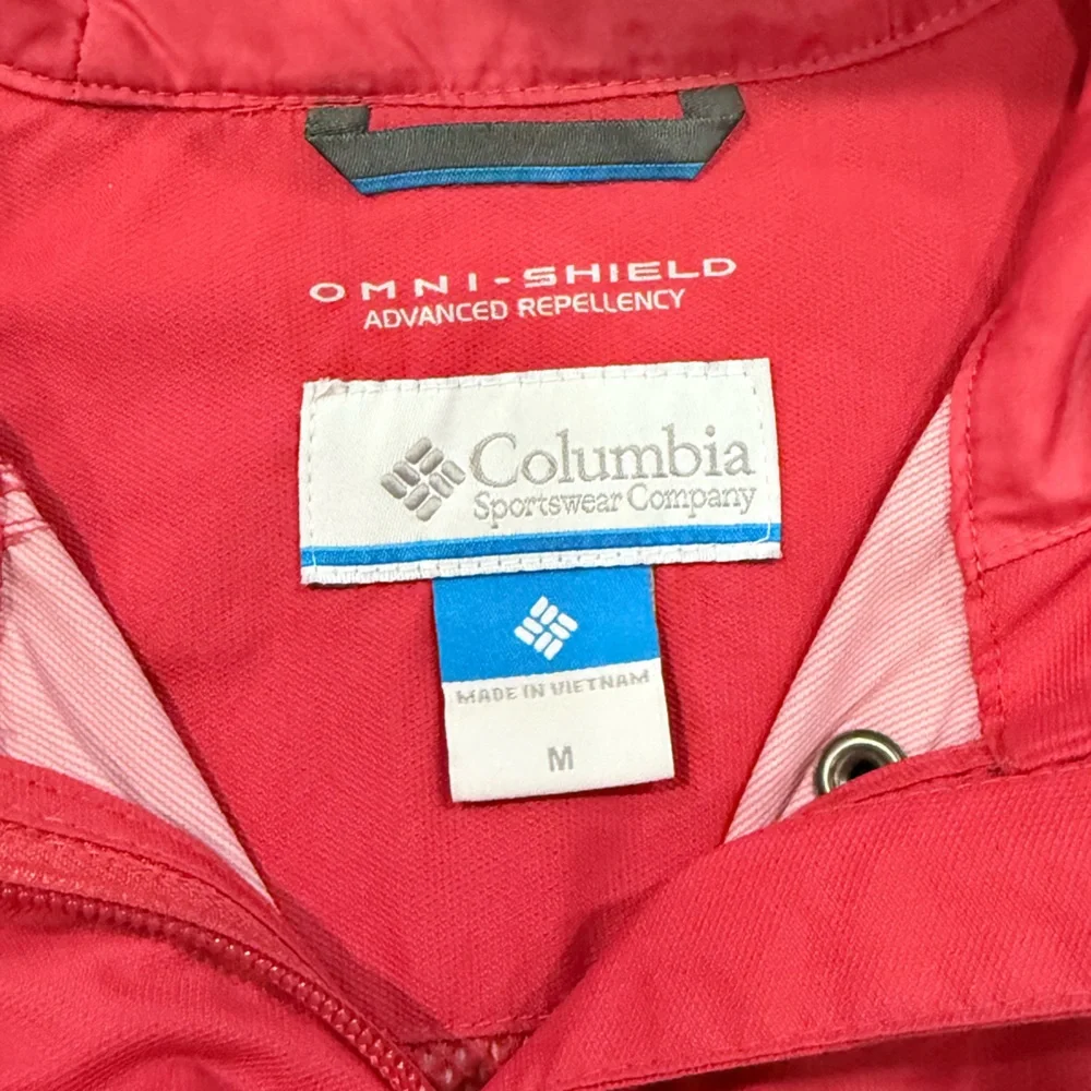Columbia rain coat, red, medium, new - Picture 8 of 8